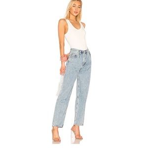 AGOLDE Baggy Oversized Jean With Pleats in Lark